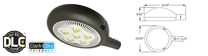 LED - Round Parking / Area Fixture - 120W