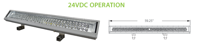 24VDC Solar Compatible LED Billboard Fixtures