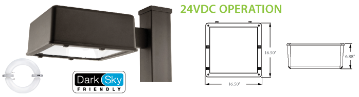 24VDC Solar Compatible Induction Street Lighting