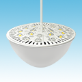 LED - Indirect Pendant Mount Tennis Court High Bay Fixture of LED Sports and High Mast Lighting category Neptun SKU LED-55 Series