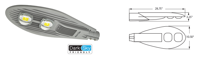 LED Street Light COB Fixture - 83xxx-L2 Series