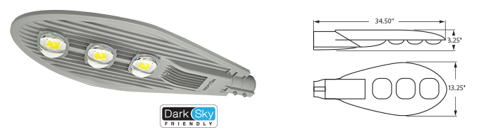 LED Street Light COB Fixture - 83xxx-L3 Series