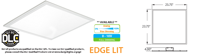 LED - 2' x 2' Edge Lit Ceiling Panel - LED-51xxx Series
