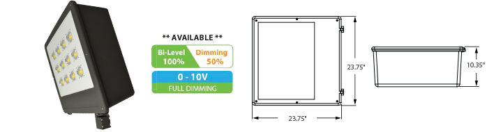 LED - 23 inch Flood Light Fixture 